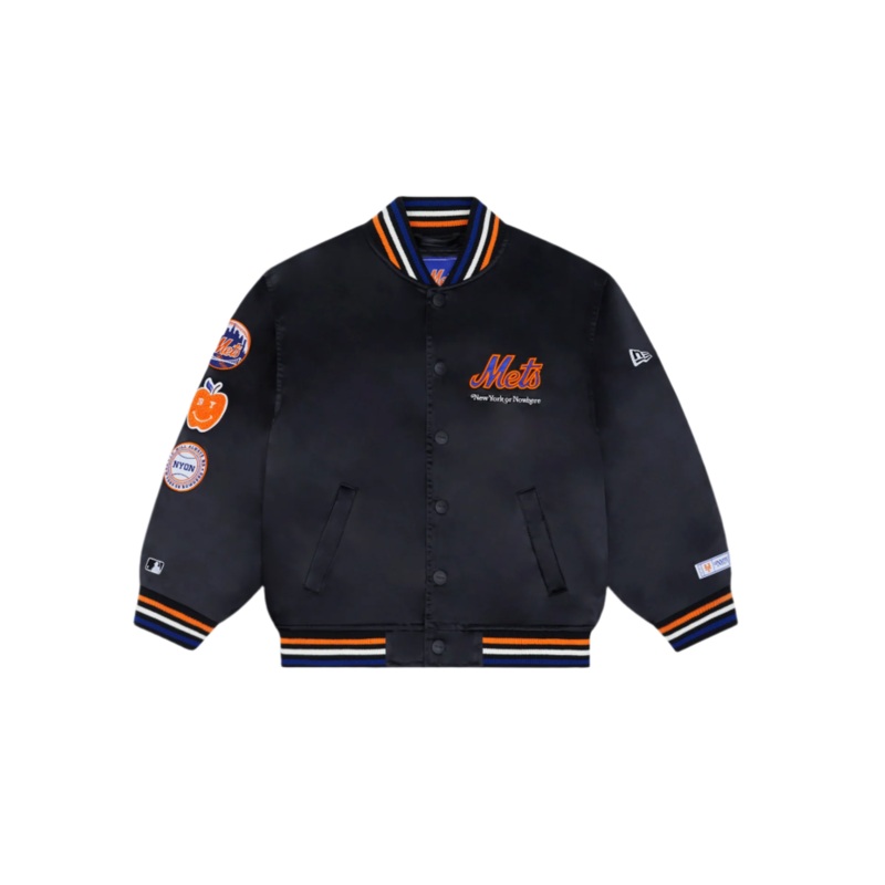 New York or Nowhere x New York Mets Youth Black Jacket S