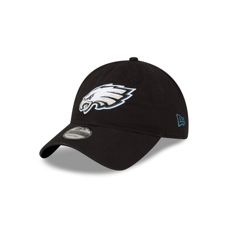 Philadelphia Eagles Core Classic Black 9TWENTY Adjustable Hat One Size