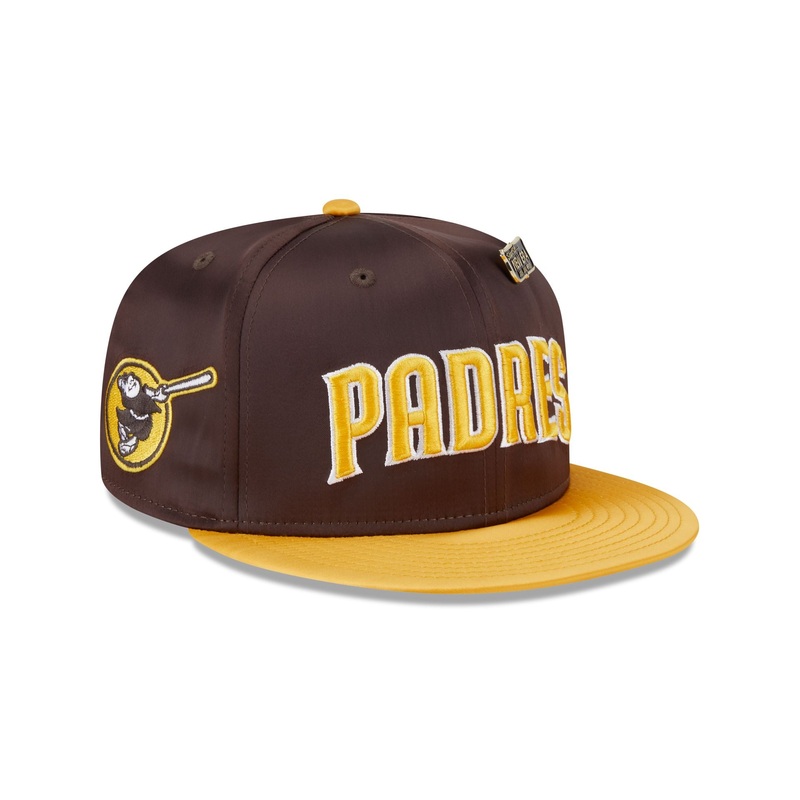 San Diego Padres Satin Pin 9FIFTY Snapback Hat One Size