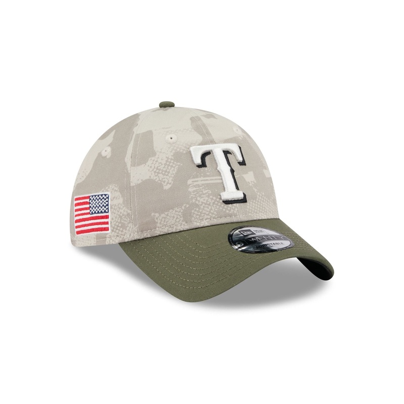 Texas Rangers Armed Forces Day 2025 9TWENTY Adjustable Hat One Size