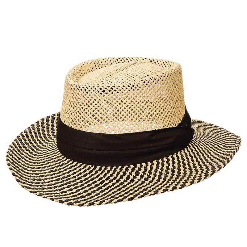 Twisted Toyo Gambler Hat – Scala Collection Hats Natural S/M