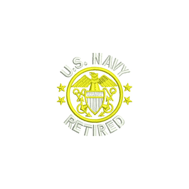 US Navy Retired Logo Default Title One Size