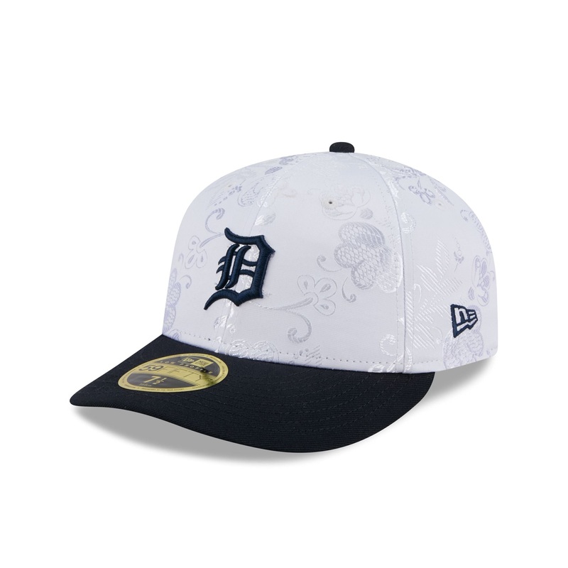 Detroit Tigers Floral Shine Low Profile 59FIFTY Fitted Hat 7