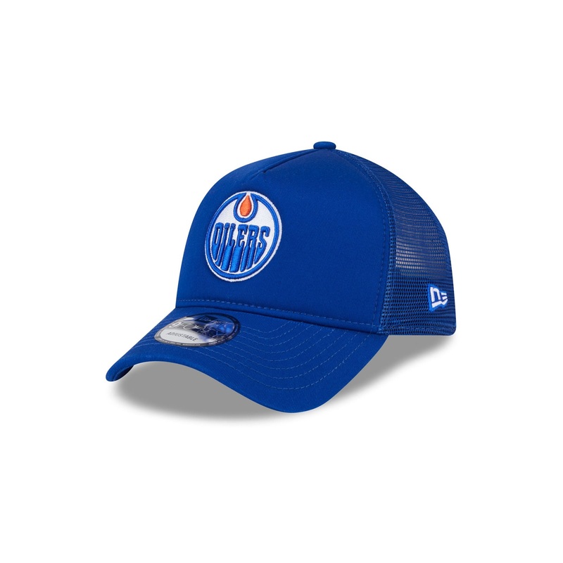 Edmonton Oilers 9FORTY A-Frame Trucker Hat One Size