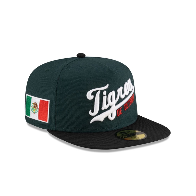 Just Caps Cinco de Mayo Detroit Tigers 59FIFTY A-Frame Fitted Hat 7