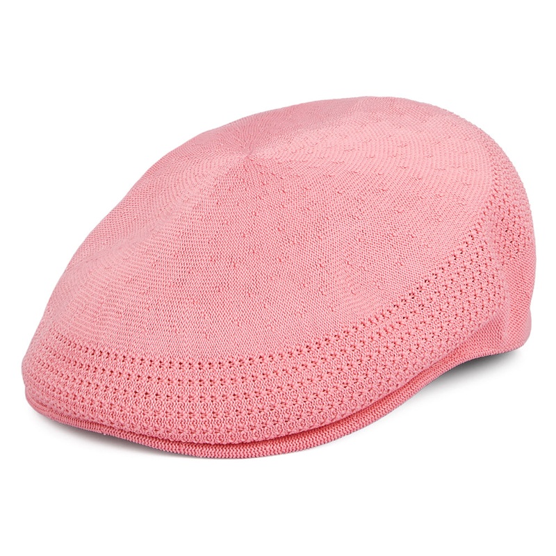 Kangol Tropic 504 Ventair Flat Cap – Bubblegum Pink S