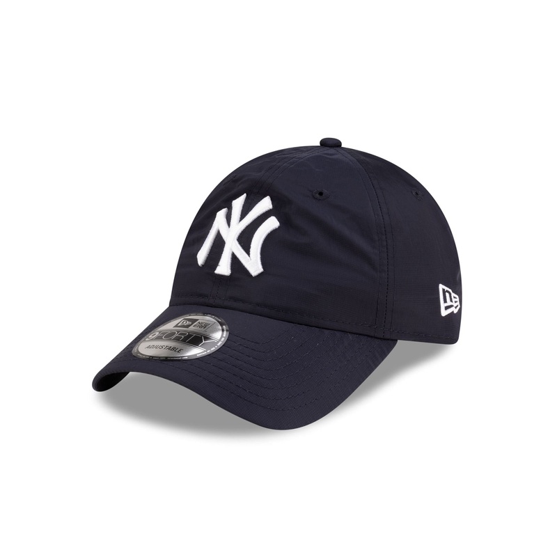 New York Yankees Navy Nylon 9FORTY Adjustable Hat One Size