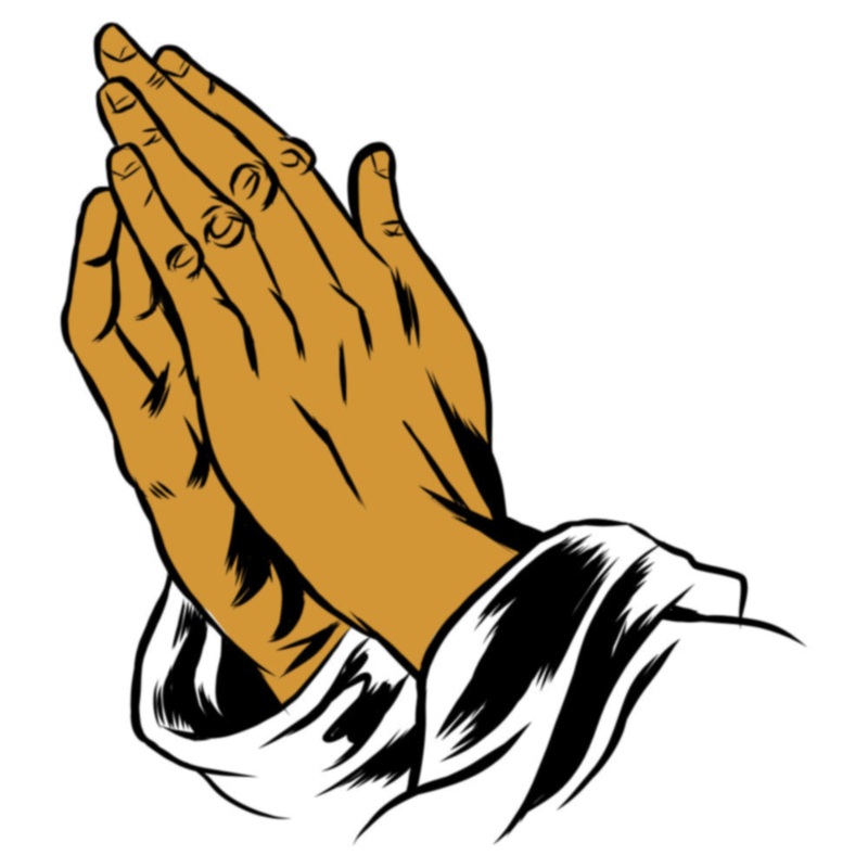 Orange Praying Hands Default Title One Size