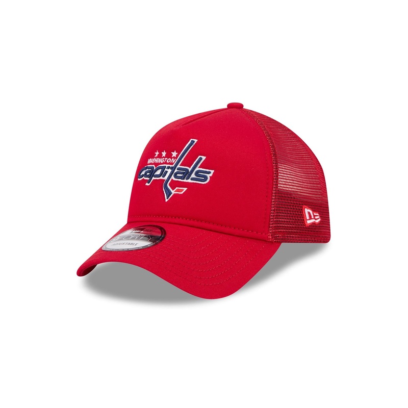 Washington Capitals 9FORTY A-Frame Trucker Hat One Size