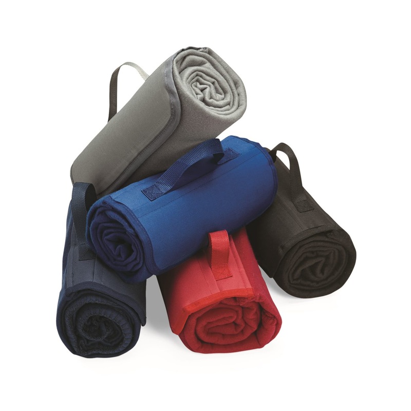 Alpine Fleece 8718 Roll Up Blanket – 47 in W x 53 in L Black