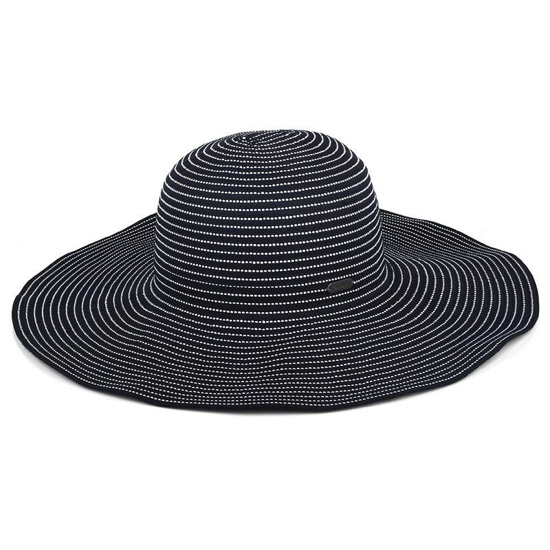 Barbour Hats Lyndale Packable Wide Brim Sun Hat – Navy-Cream S