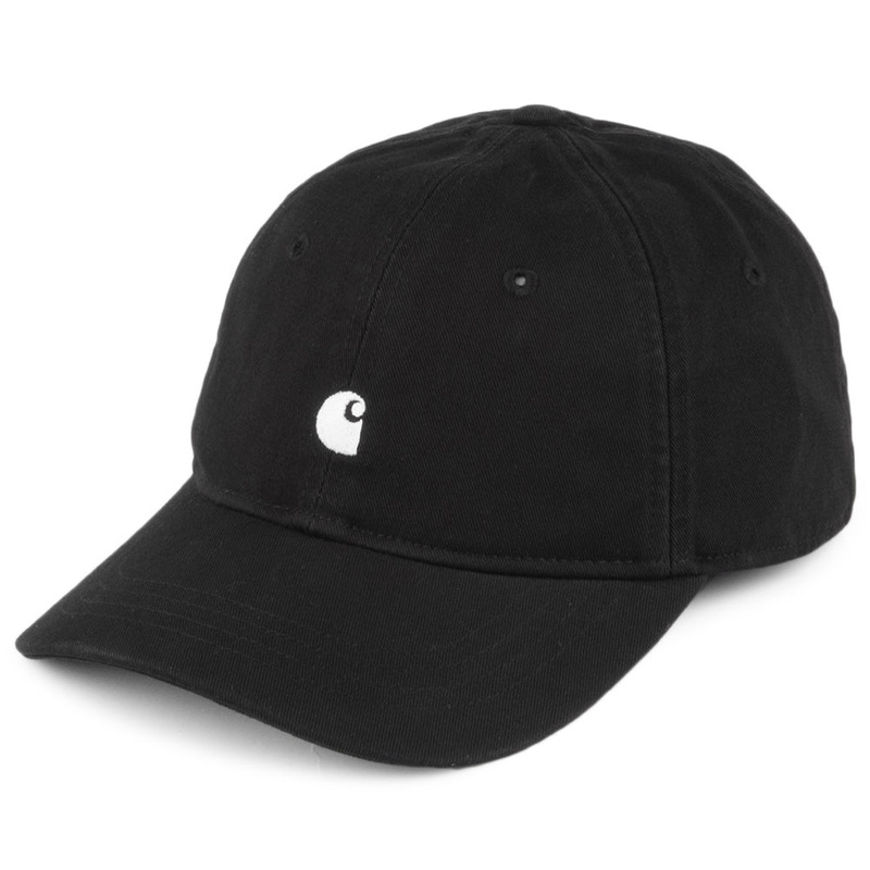 Carhartt WIP Hats Madison Logo Baseball Cap – Black Adjustable