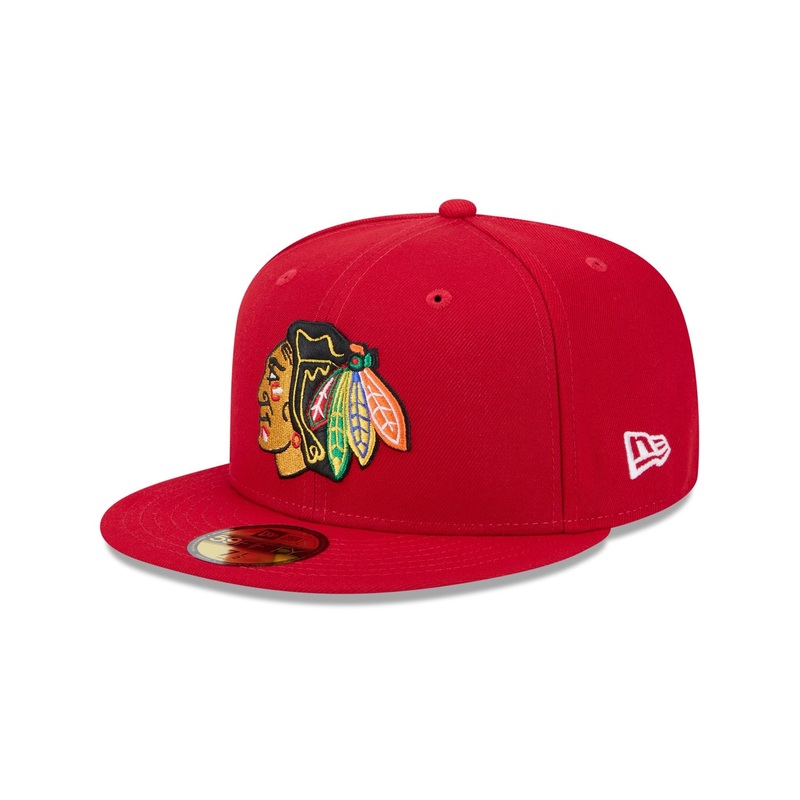 Chicago Blackhawks 59FIFTY Fitted Hat 7