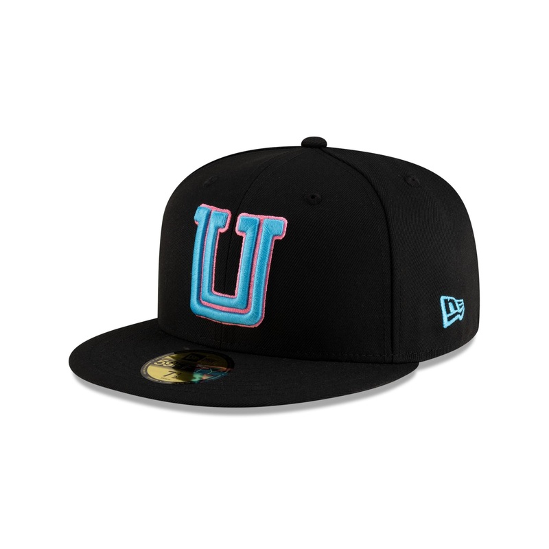 Club Tigres UANL Black Neon 59FIFTY Fitted Hat 7