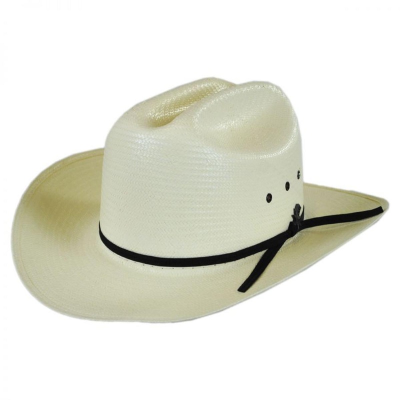 Guthrie 7X Shantung Straw Western Hat IVORY 6 7/8