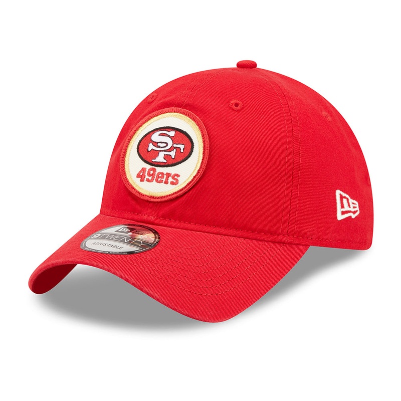 New Era 9TWENTY San Francisco 49ers Baseball Cap – NFL Sideline Historic – Red Adjustable