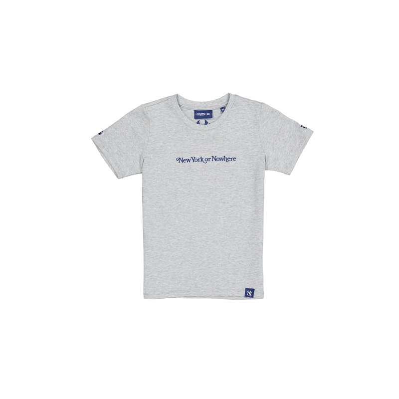 New York or Nowhere x New York Yankees Gray Youth T-Shirt S