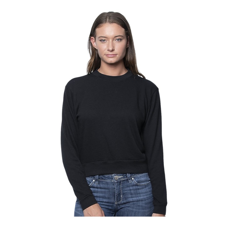 Royal Apparel Women’s Organic RPET French Terry Crew 97100 Shadow XS