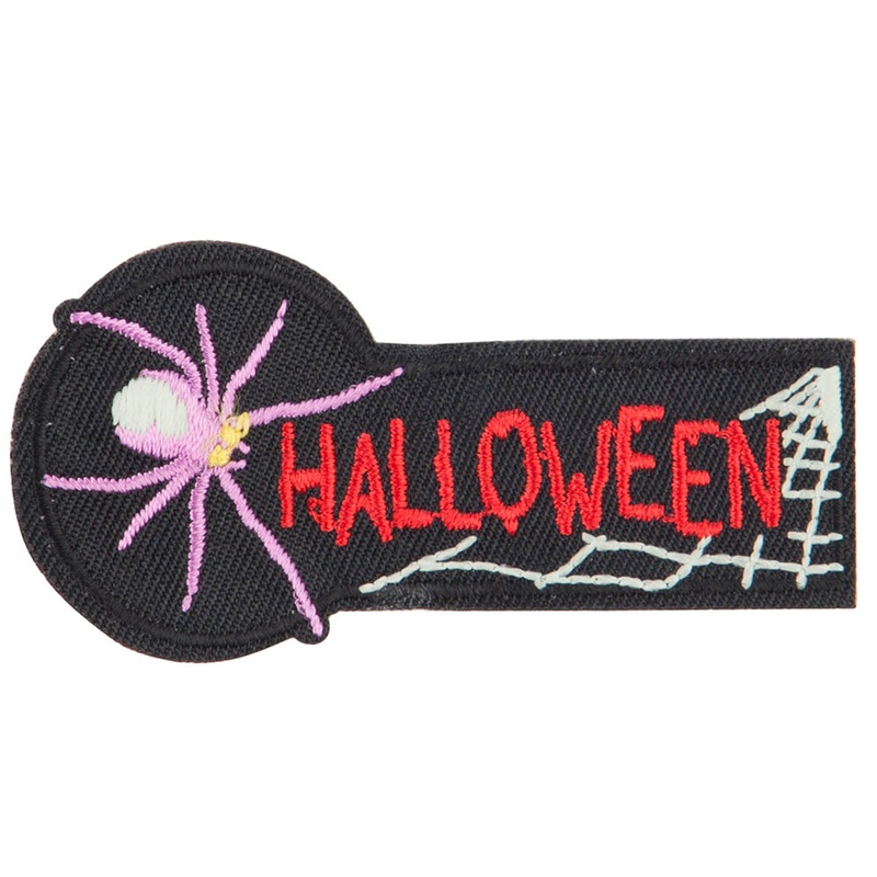 Scary Halloween Patches Red One Size