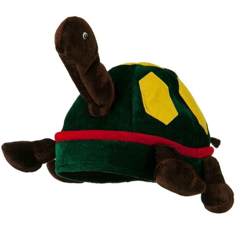 Assorted Marine Animal Hats Dark Green One Size