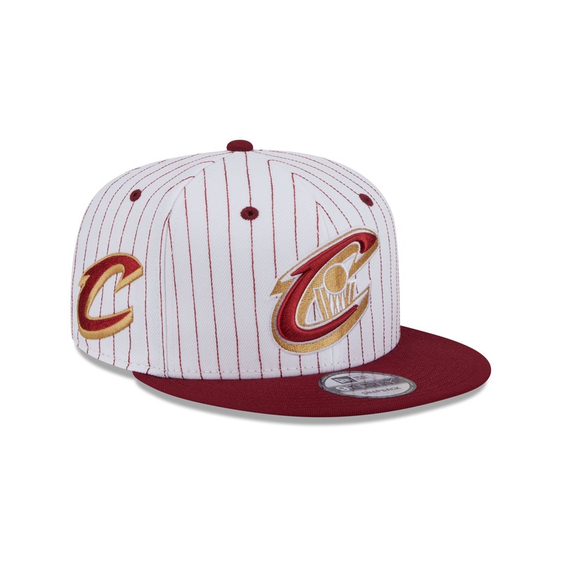 Cleveland Cavaliers Deceptor Pinstripe 9FIFTY Snapback Hat One Size