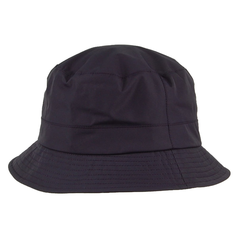 Failsworth Hats Fisherman Showerproof Bucket Hat – Navy Blue Small/Medium
