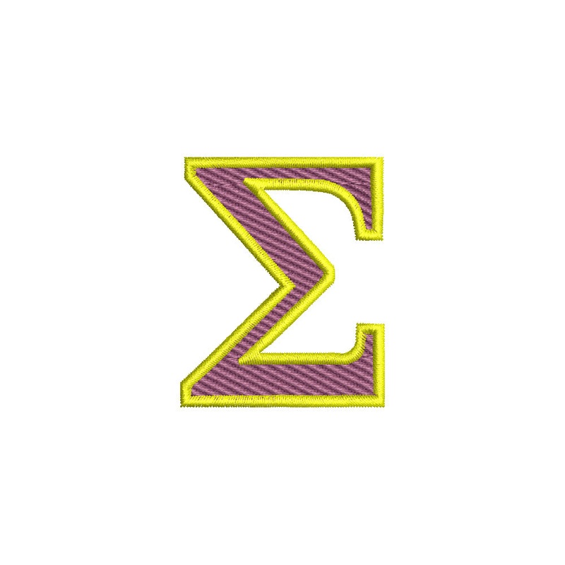 Greek Alphabet SIGMA Default Title One Size
