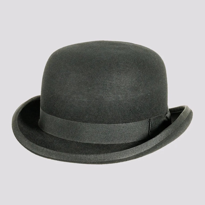 Hardy | Womens Wool Felt Bowler Hat Black SM