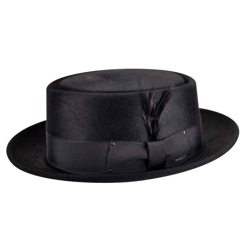 Jett Pork Pie Hat Black 6 3/4
