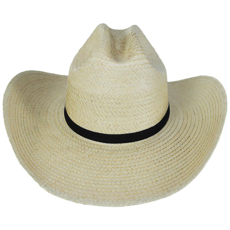 Kid’s Cattleman Guatemalan Palm Leaf Straw Hat NATURAL CHILD