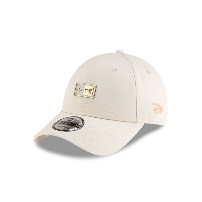 New Era Cap Badge Ivory 9FORTY Snapback Hat One Size