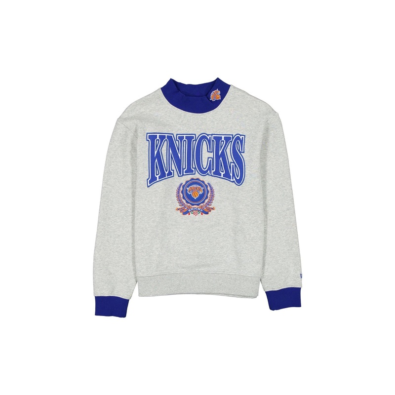 New York Knicks Throwback Prep Women’s Mockneck Sweatshirt XS