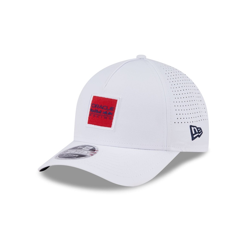 Oracle Red Bull Racing Optic White 9FORTY M-Crown A-Frame Snapback Hat One Size