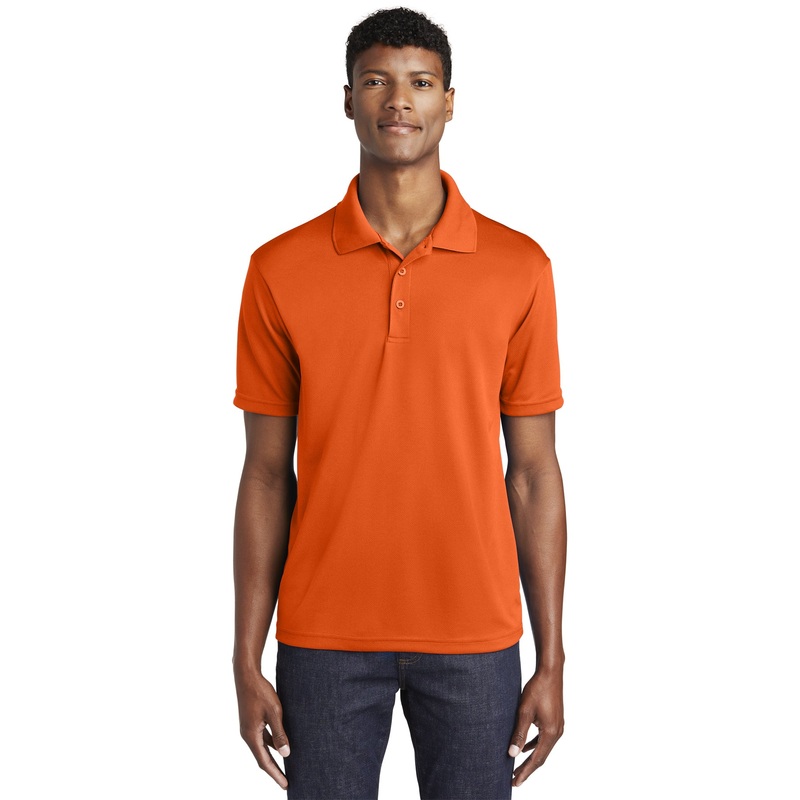 Sport-Tek ST640 PosiCharge RacerMesh Polo – Deep Orange Deep Orange XS