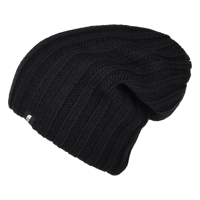 The North Face Hats Shinsky Reversible Slouchy Beanie Hat – Black 1-Size