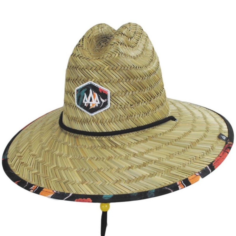 Youth Finley Rush Straw Lifeguard Hat NATURAL YOUTH