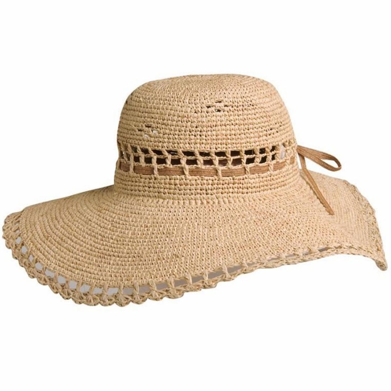 Amy Raffia Straw Sun Hat NATURAL ONE SIZE FITS MOST