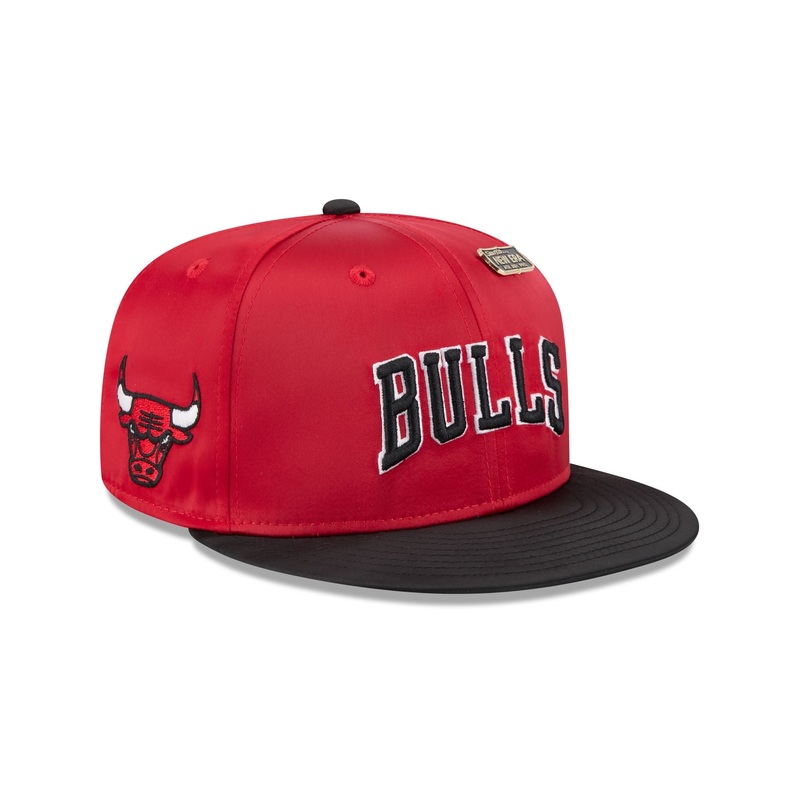Chicago Bulls Spring Satin 59FIFTY Fitted Hat 7