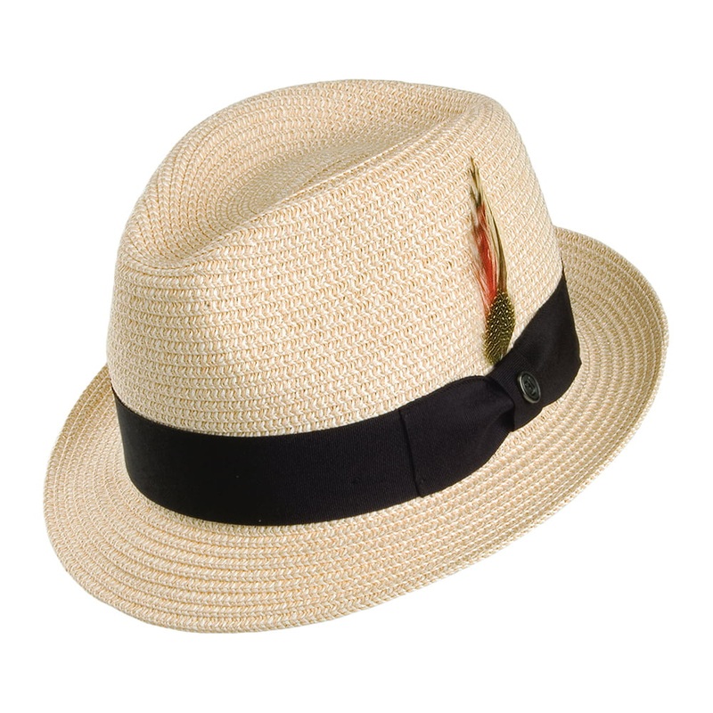 Jaxon & James Toyo Straw Trilby Hat – Natural S
