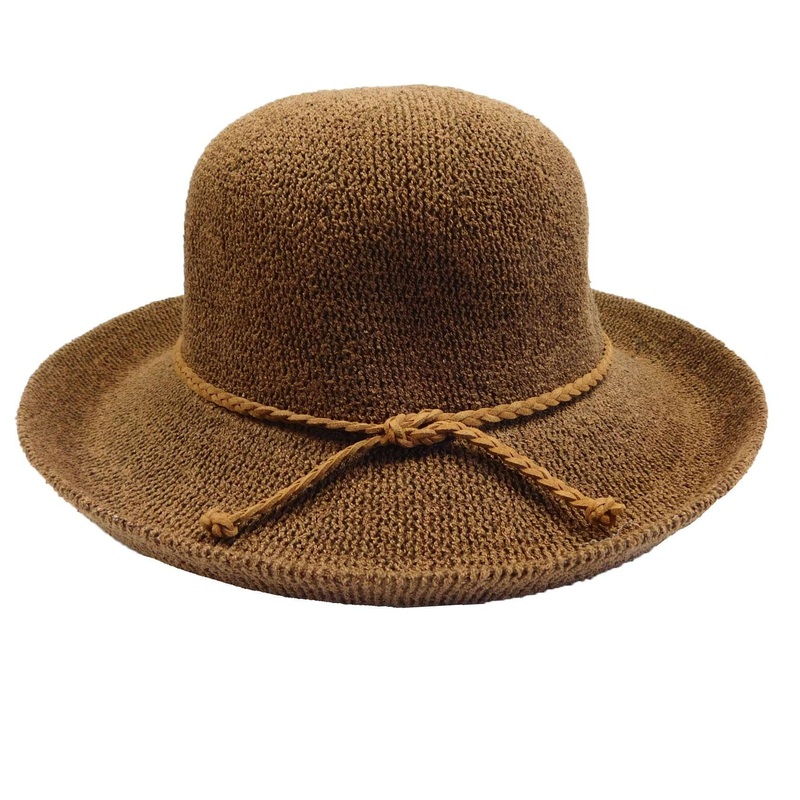 Knit Up Turned Brim Breton Hat, Brown – DNMC Brown