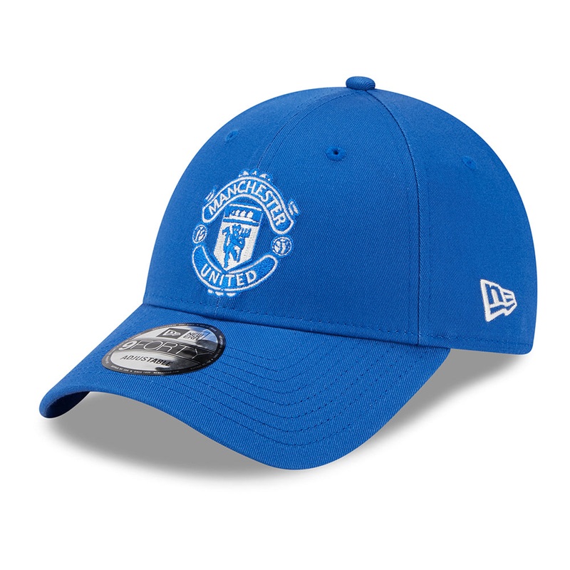 New Era 9FORTY Manchester United FC Baseball Cap – Seasonal – Azure Adjustable