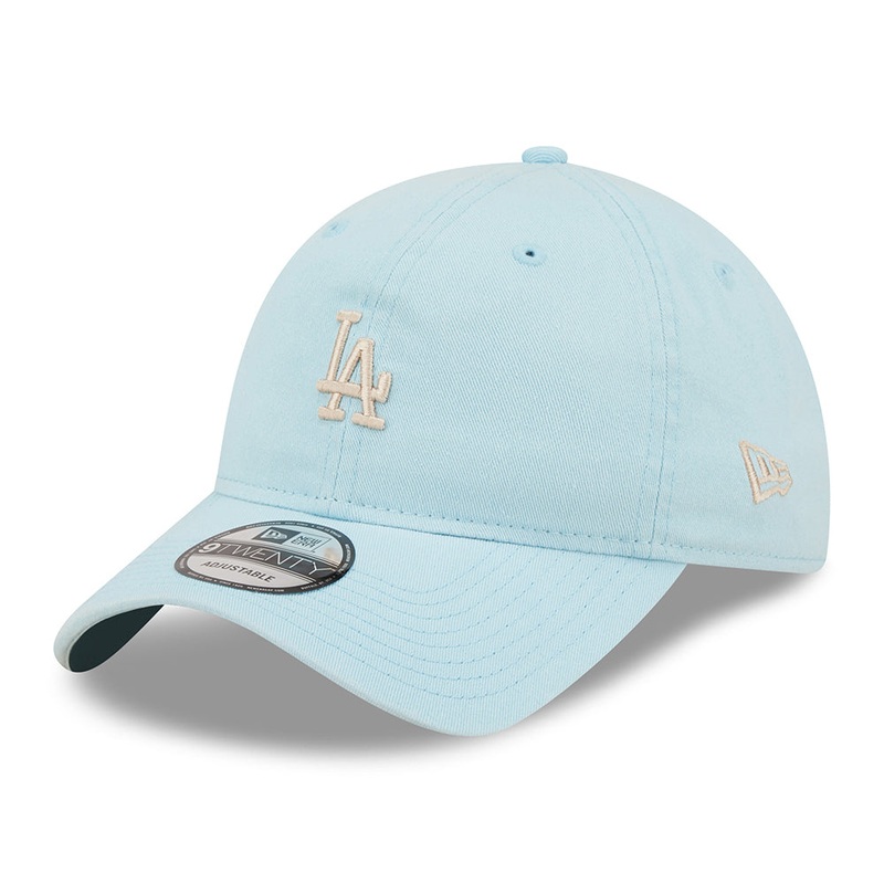New Era 9TWENTY L.A. Dodgers Baseball Cap – MLB Mini Logo – Light Blue-White Adjustable