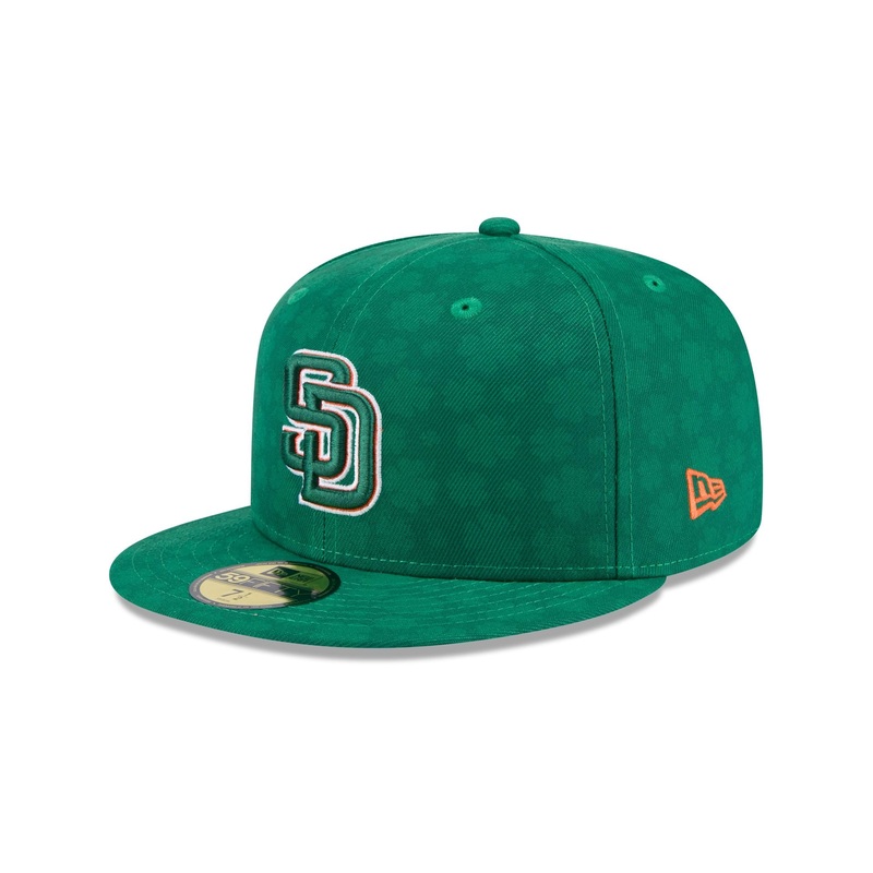San Diego Padres St. Patrick’s Day 2025 59FIFTY Fitted Hat 7
