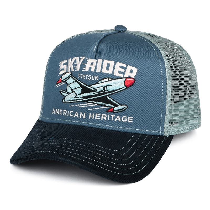 Stetson Hats Sky Rider Trucker Cap – Blue-Navy Adjustable