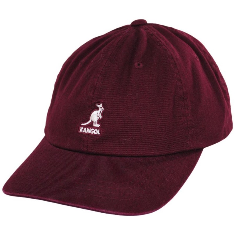 Washed Cotton Strapback Baseball Cap Dad Hat – Fashion Colors CORDOVAN ADJUSTABLE
