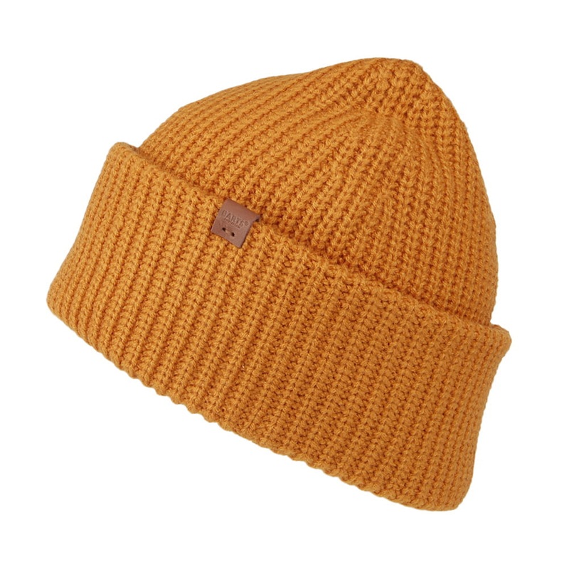 Barts Hats Derval Cuffed Beanie Hat – Ochre 1-Size