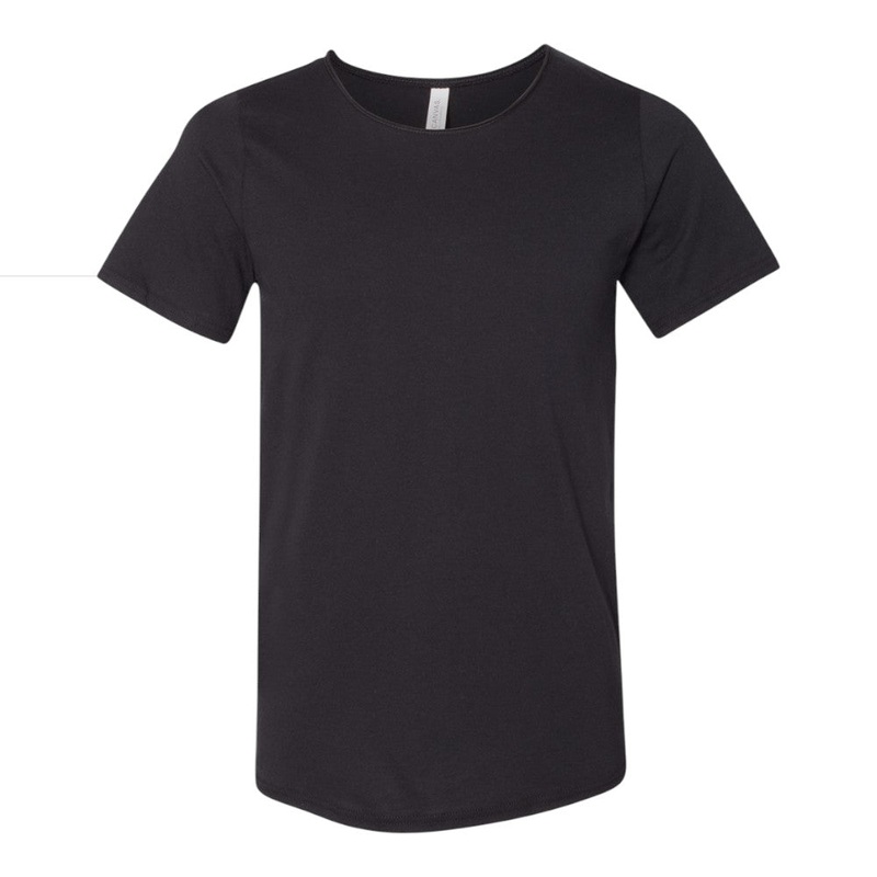 BELLA+CANVAS 3014 Raw Neck Tee White S