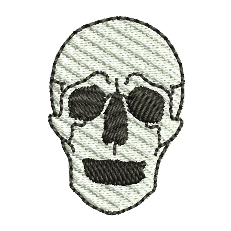 Halloween Skeleton Skull Logo Default Title One Size