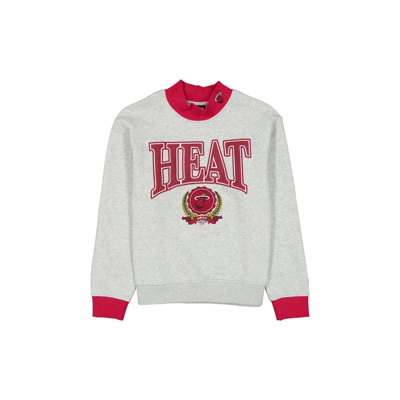 Miami Heat Throwback Prep Women’s Mockneck Sweatshirt XS
