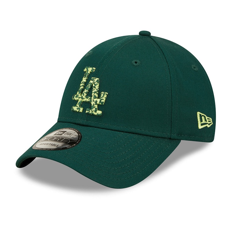 New Era 9FORTY L.A. Dodgers Baseball Cap – MLB Seasonal Infill – Dark Green Adjustable